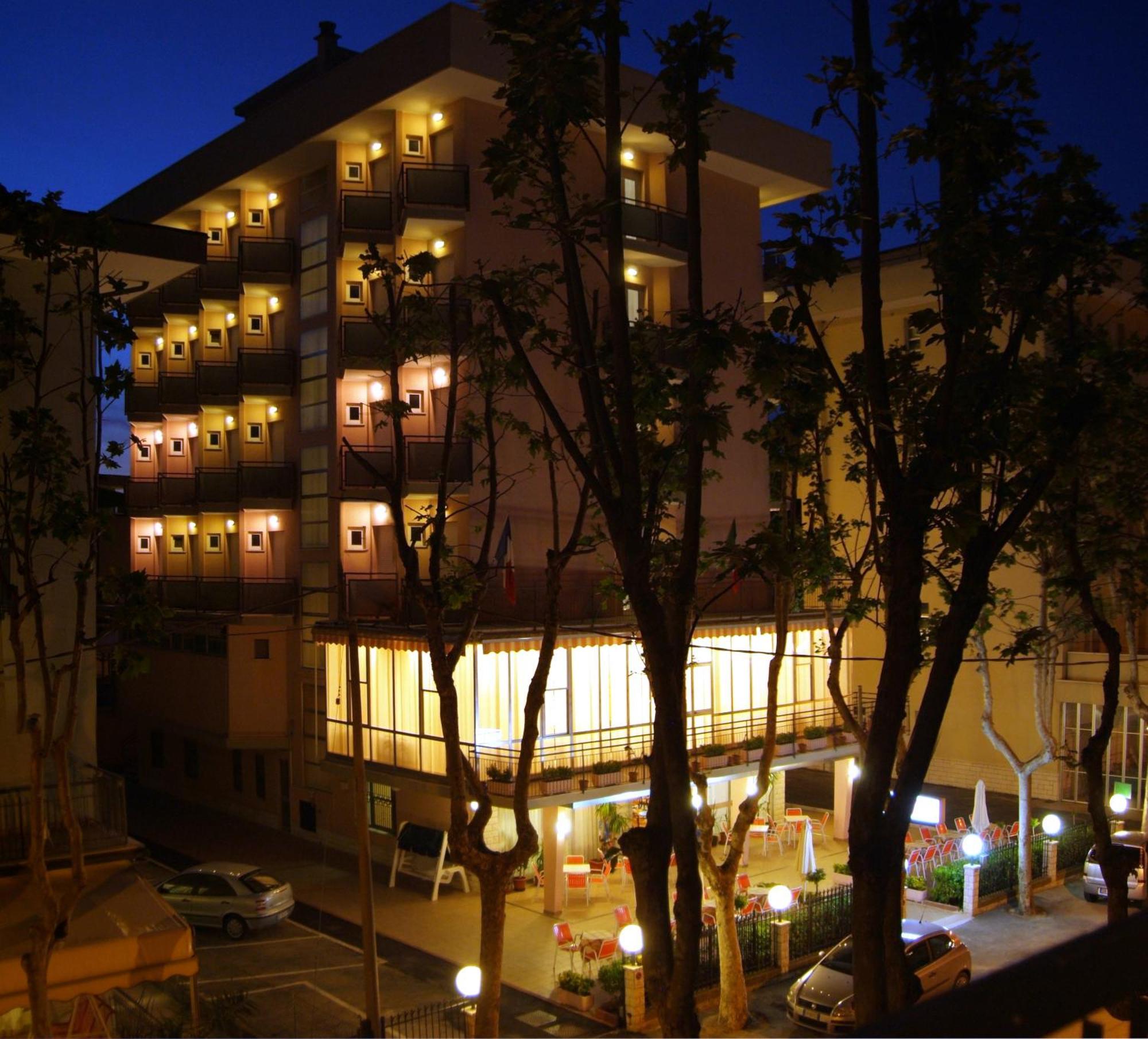 Hotel Euromar Rímini Exterior foto