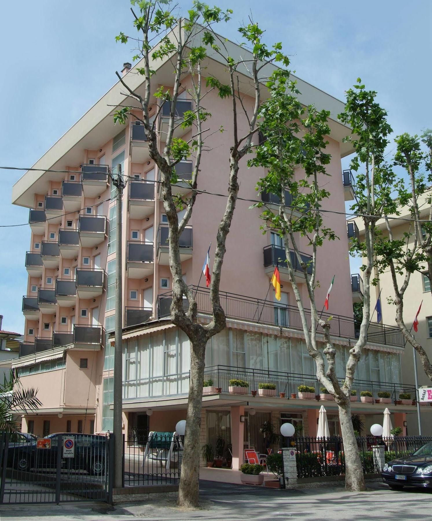 Hotel Euromar Rímini Exterior foto